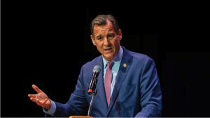 Long Island Rep. Tom Suozzi, in an undated photo, proposed a bill that would dissolve a compensation fund for those believed to be political supporters of President Donald Trump. Credit: Jeff Bachner