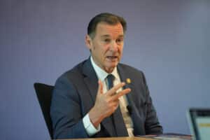 U.S. Rep. Tom Suozzi is seeking another term in Congress. The 64-year-old Glen Cove native stressed the need for bipartisan cooperation. Tim Baker/Herald