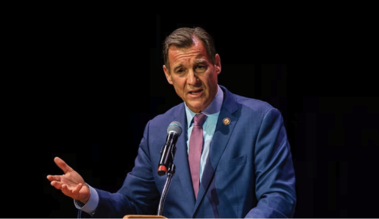 Long Island Rep. Tom Suozzi, in an undated photo, proposed a bill that would dissolve a compensation fund for those believed to be political supporters of President Donald Trump. Credit: Jeff Bachner